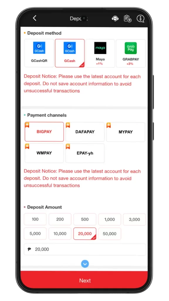 jlph deposit gcash